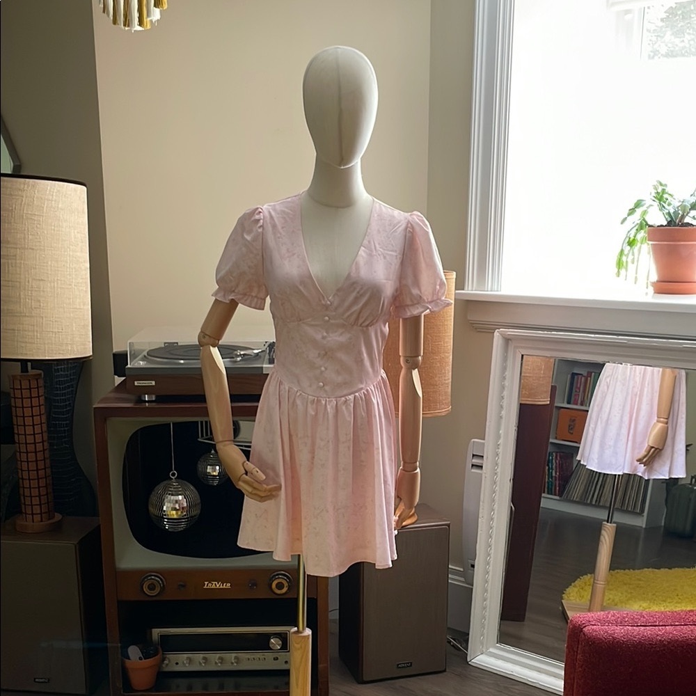 Cider Pink Mini Dress